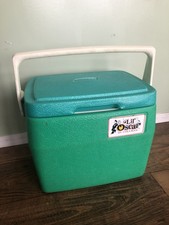 Vintage Coleman Lil' Oscar Personal Cooler, Orange & Cream — listing 2