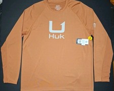 Huk Men's Icon X Long Sleeve Performance Fishing Shirt, Size L, Blue/Gray Camo — listing 6