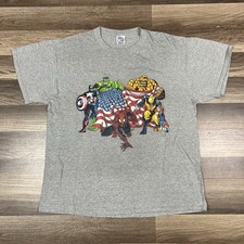 Marvel "All Stars" Graphic T-Shirt with Classic Character Panels — listing 3