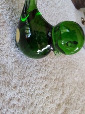 Vintage Green Glass Figural Bird Toothpick Holder / Candle Cup — listing 5