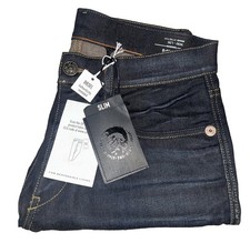 Diesel Men's Blue Denim Jeans, Medium Wash, Stretch Cotton Blend Waist 32