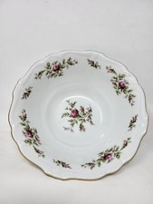 Vintage Moss Rose Porcelain Coffee/Tea Set - Tall Pot, Covered Sugar, 2 Cups & Saucers — listing 5
