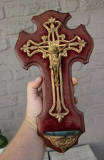 Antique Victorian Ornate Velvet-Covered Holy Bible with Brass Clasp — listing 6