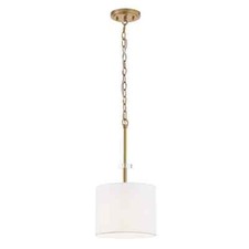 Modern Brass Eiffel Tower-Style Table Lamp with Black Studded Diamond-Pattern Drum Shade — listing 6