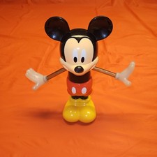 Vintage Mickey Mouse Plush Doll with Vinyl Face, likely 1960s-1970s