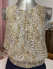 INC International Concepts Leopard Print Knit Top, Women's Size L, listing 3