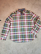 Nautica Men's Short-Sleeve Plaid Button-Down Shirt, Size S