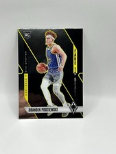 2023-24 Panini Mosaic Brandin Podziemski Fade to Black Cracked Ice Rookie Card