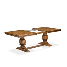 Mid-Century Modern Style Walnut Extendable Dining Table with Tapered Legs — listing 6