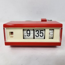 Vintage Copal Model 227 Flip Clock, Faux Rosewood Case