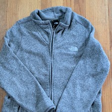 The North Face Women's Crescent Full-Zip Sweater Fleece Jacket, Light Grey Heather, Size XS — listing 4