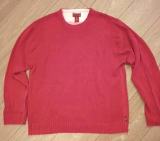 Chaps Denim Cream Ribbed Cotton-Blend Pullover Sweater, Men's XL — listing 4