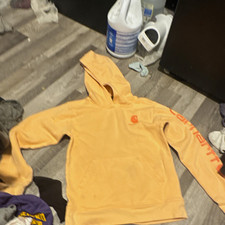 Carhartt Pullover Hoodie with Outline C Logo Graphic — listing 4