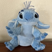 Disney Lilo & Stitch Blue Fuzzy Fleece Crewneck Sweatshirt — listing 4