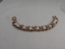 Milor Italy Bronze and Leather Multi-Strand Bracelet with Magnetic Clasp, 7 1/4" — listing 6
