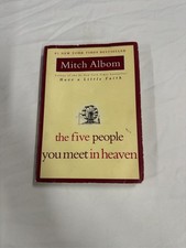 The Five People You Meet in Heaven by Mitch Albom, First Edition Hardcover — listing 4