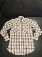 Levi's Yellow & White Checkered Snap-Front Western Shirt, Size XL — listing 6