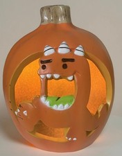 Vintage Embossed Die-Cut Jack-O-Lantern Halloween Pumpkin Wall Decoration Unmarked / Made in USA, listing 2