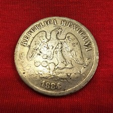 Lot of 5 Silver World Coins (1877-1915): British Victoria 1/2 Crown, Netherlands Guldens, Cuban 10 Centavos, Swiss Franc — listing 4