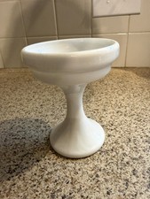 Vintage Frosted Milk Glass Fairy Lamp with Hand-Painted Rose Decoration Other maker's mark — listing 3