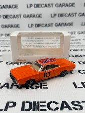 Lot of 3 Loose Vintage Diecast Cars - Dukes of Hazzard General Lee Dodge Charger, De Tomaso Pantera, Black 1940s Fastback