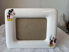 Disneyland Resort Mickey Mouse Wood Picture Frame with Mickey-Head Corner Accents — listing 6