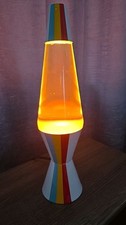 Lava Lite 14.5" Rainbow Print Lava Lamp with Blue Wax and Clear Liquid — listing 4