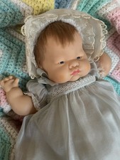 Vintage 1960s Vogue Dolls Baby Dear Doll in Original Box with Pink Gingham Dress — listing 4