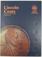 Whitman No. 9030 Lincoln Wheat Cent Folder 1941-Starting Album with Partial Coin Collection — listing 3