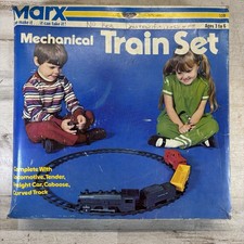 Marx Mechanical Wind-Up Train Set (Complete with Track) - Original Box — listing 5