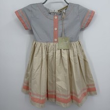Well Dressed Wolf Girls' Pink Metallic Stripe Twirl Dress, Size 4T, NWT — listing 3