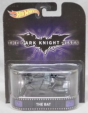 Hot Wheels Die-Cast Batmobile-Style Bat Car with Tail Fin — listing 2
