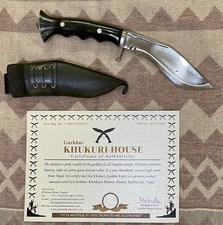 Pair of Decorative Nepalese Gurkha Kukri Knives with Ornate Sheaths — listing 6