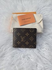 Louis Vuitton Monogram Envelope Wallet with Orange Snap Closure — listing 2