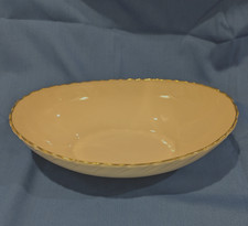 Lenox Ivory China Oval Dish with Basketweave Relief and Gold Trim — listing 3