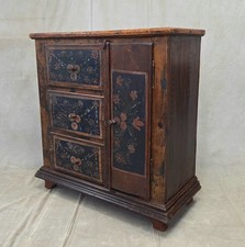 Antique Rustic Pine Two-Door Cupboard / Wardrobe with Plank Doors — listing 5