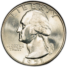 1951 Washington Silver Quarter (90% Silver) — listing 2