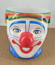 Ringling Bros Barnum & Bailey Circus Plastic Clown Head Mugs Set of 2 — listing 5