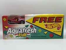 Vintage Aqua Fresh Kids Toothpaste with FREE Hot Wheels Car Promotional Pack (Sealed) — listing 6