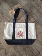 Trader Joe's Black Canvas Tote Bag with Embroidered Logo — listing 4