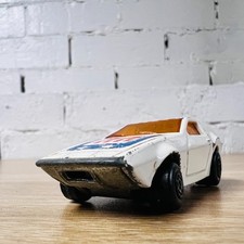 Matchbox Superfast No. 53 Tanzara White with Stars & Stripes #53 Livery, Lesney England 1972 — listing 5