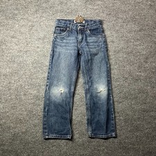 Levi's Youthwear 730 Dark Wash Denim Jeans, Deadstock with Tags, Size 16 (30W x 34L) — listing 4
