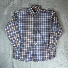 Cinch Men's Short Sleeve Button-Down Western Shirt, Red Geometric Chain Link Print, Size XXL — listing 2