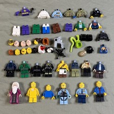 Bulk LEGO Lot with 100+ Minifigures, Star Wars, Ninjago & 9V Motors (40+ lbs)