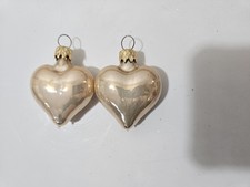 Mercury Glass Sacred Heart with Metal Rose Finial (Milagro Corazón)