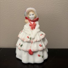 Boyd's Crystal Art Glass "Louise" Figurine in Red Cadmium Glass, 4.5" Tall — listing 5