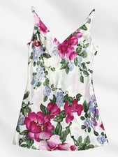 Victoria's Secret Ivory Silk Satin Slip Dress, Size L
