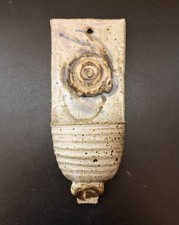 Vintage Art Pottery Wall Pocket with Molded Grape and Leaf Design — listing 4