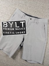 BYLT Basics Men's Performance Shorts, Size 34, Light Gray — listing 6