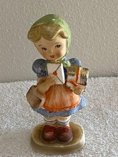 Vintage Hummel-Style Girl with Apple Basket Ceramic Figurine — listing 4